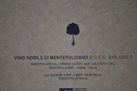 CASSETTA EDIZIONE LIMITATA VINO NOBILE DI MONTEPULCIANO "VECCHIE VITI DEL SALCO" 2015 (3 X 0,75 L) - SALCHETTO