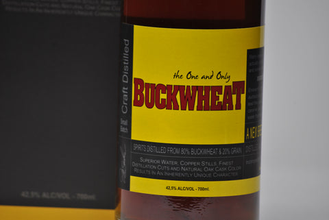 THE ONE AND ONLY BUCKWHEAT WHISKY - CATSKILL DISTILLING COMPANY