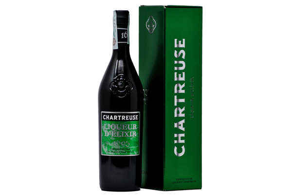 CHARTREUSE "LIQUEUR D'ELISIR 1605" 56° 70cl astuccio- CHARTREUSE