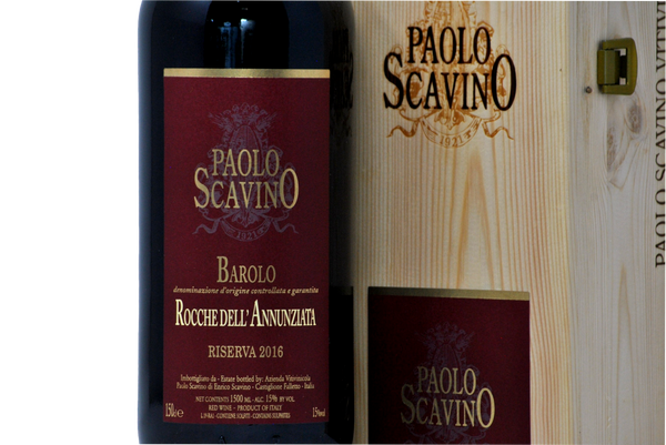 BAROLO DOCG "ROCCHE DELL'ANNUNZIATA" RISERVA 2016 (CASSA IN LEGNO) MAGNUM - PAOLO SCAVINO
