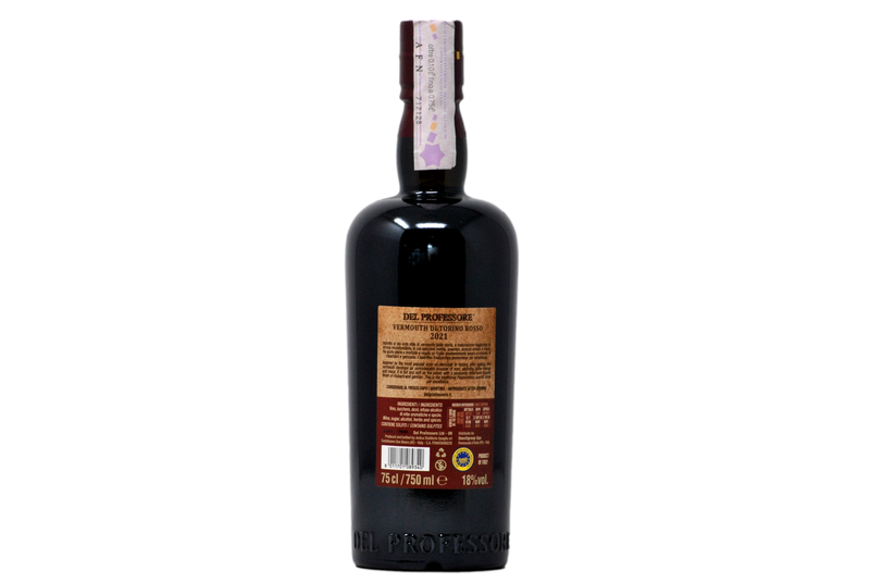VERMOUTH ROSSO DEL PROFESSORE 2021 - ANTICA DISTILLERIA QUAGLIA
