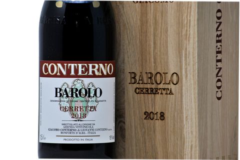 BAROLO DOCG "CERRETTA" 2018 MAGNUM (CASSETTA DI LEGNO) - GIACOMO CONTERNO