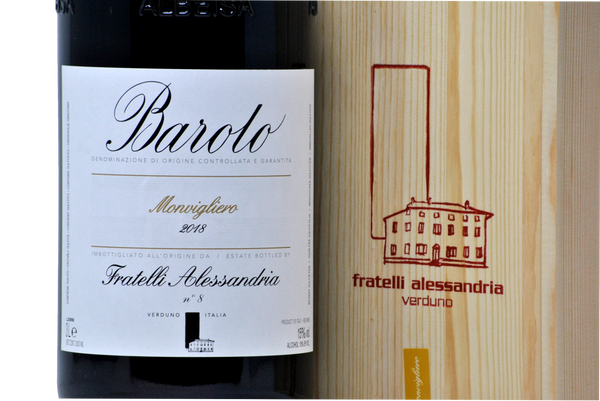 BAROLO DOCG MONVIGLIERO 2018 3L (Cassa in legno) - FRATELLI ALESSANDRIA