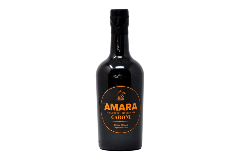 AMARO FULL PROOF SINGLE CASK AMARA CARONI LIMITED EDITION  - 3865 BOTTIGLIE PRODOTTE (ASTUCCIO IN LEGNO) - ROSSA