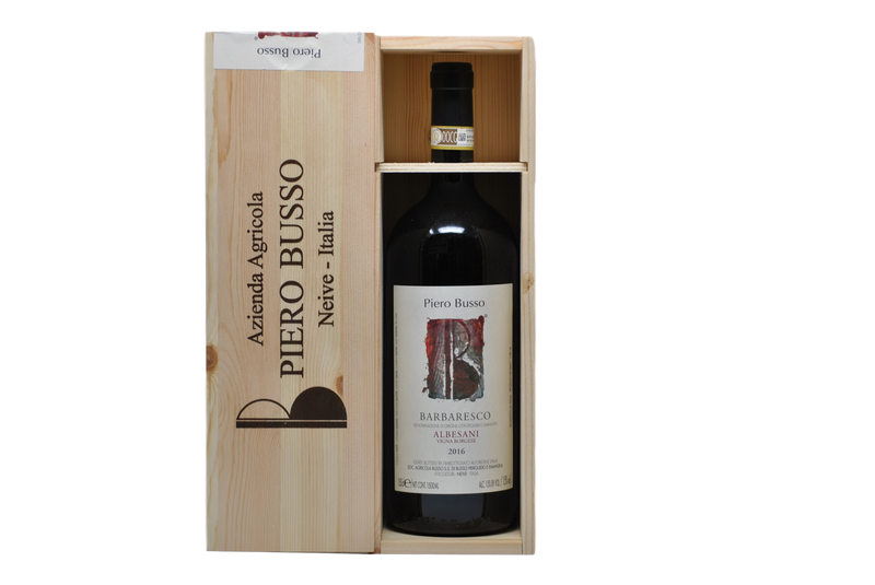BARBARESCO DOCG ALBESANI "VIGNA BORGHESE" 2016 MAGNUM cofanetto-PIERO BUSSO